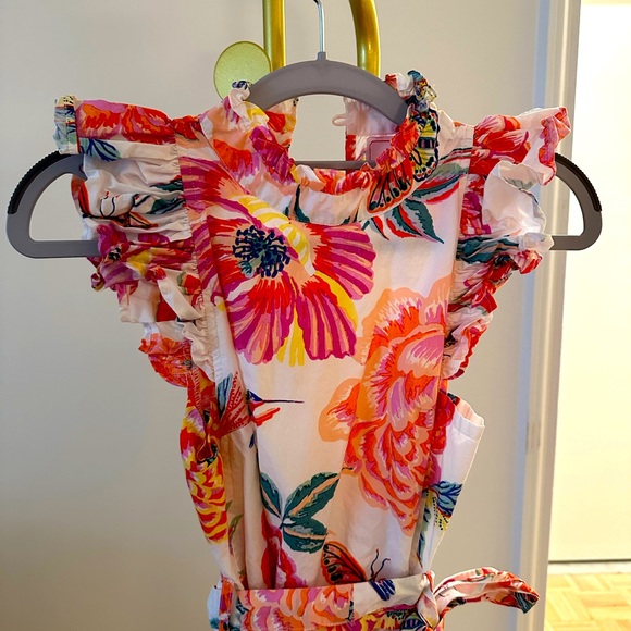 Banjanan White Floral Print Dress - Picture 3 of 6